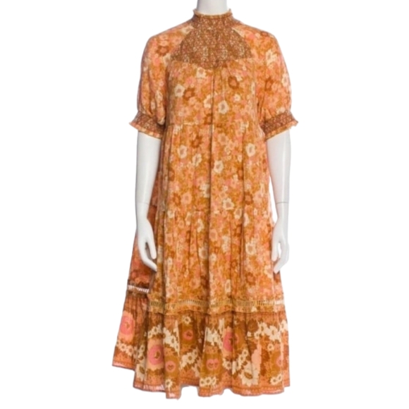 Spell and the Gypsy Anne Organic Cotton Midi Dress - Picture 3 of 7